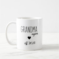 2023 Grandma Again, Grandparents Announcement