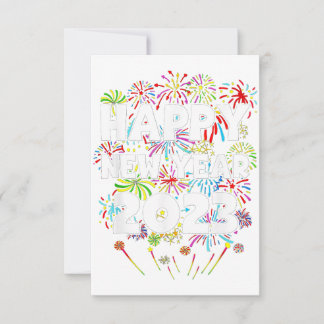 2023 Happy New Year Eve Party Gift Party Men Women Thank You Card