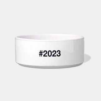 2023 Hashtag 2 Birthday Anniversary Bowl