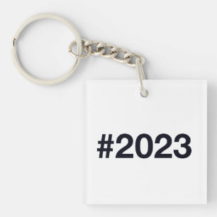 2023 Hashtag Keychain