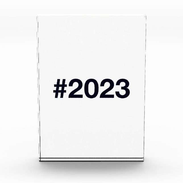 2023 Hashtag Photo Block (Front)