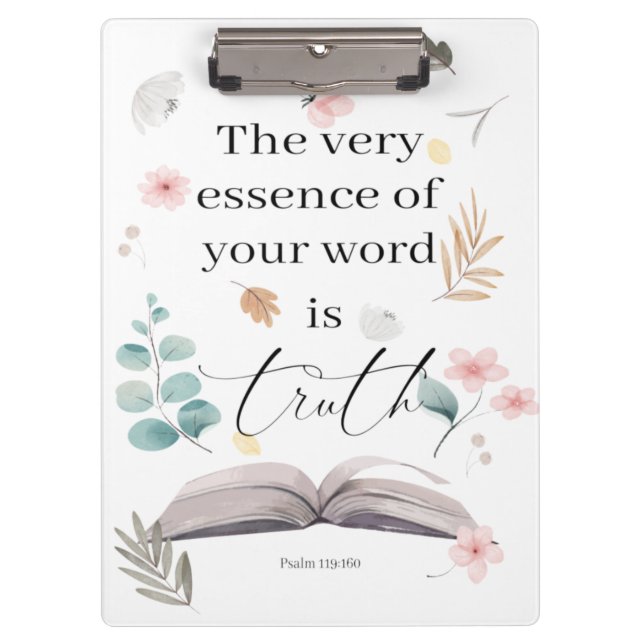 2023 JW year text Psalm 119:160  Clipboard (Front)