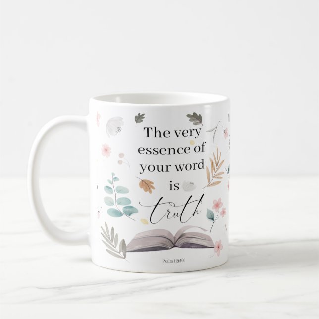 2023 JW year text Psalm 119:160  Coffee Mug (Left)