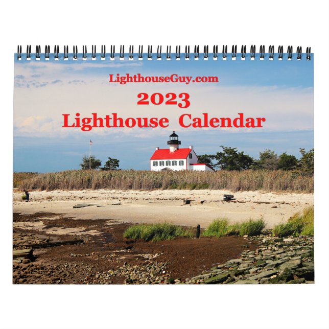 2023 LighthouseGuy.com Calendrier des phares (Protection)