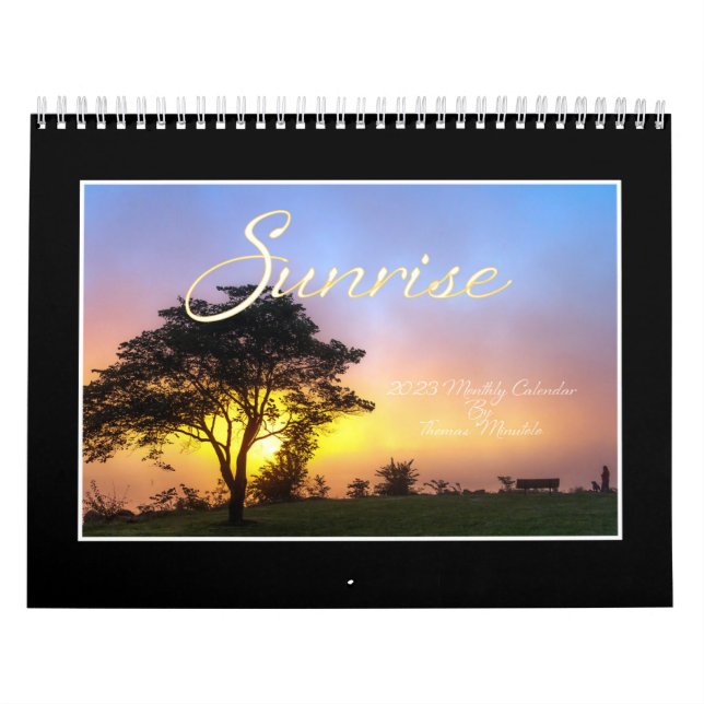 2023 Monthly Sunrise Calendar By Thomas Minutolo (Cover)