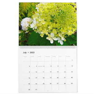2023 My Rubio Garden Elegant Hydrangeas Calendar