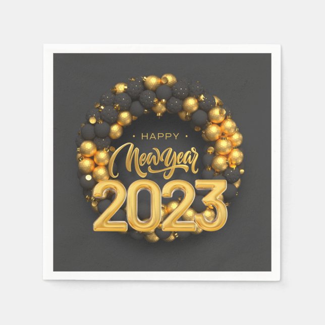 2023 New Years eve! Napkin (Front)