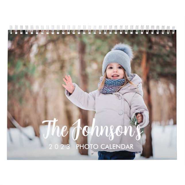 2023 Personalized Minimalist Photo Calendar  (Cover)