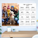 2023 Personalized Photo New Year 12 Month Calendar Poster<br><div class="desc">2023 New Year Photo Calendar Poster - This custom calendar poster is perfect to highlight or circle special family dates, anniversaries, birthdays, and reunions. This large calendar is perfect for kids sporting events practice schedule, after school appointments, or family fun game dates. Personalize these full year photo calendar posters with...</div>