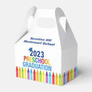 2023 Preschool Graduation Custom PreK School Party Favor Box