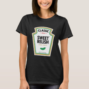 2023 Sweet Relish DIY Halloween Condiment Green Pi T-Shirt