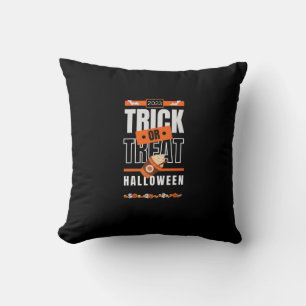 2023 Trick or Treat-Halloween Design Throw Pillow