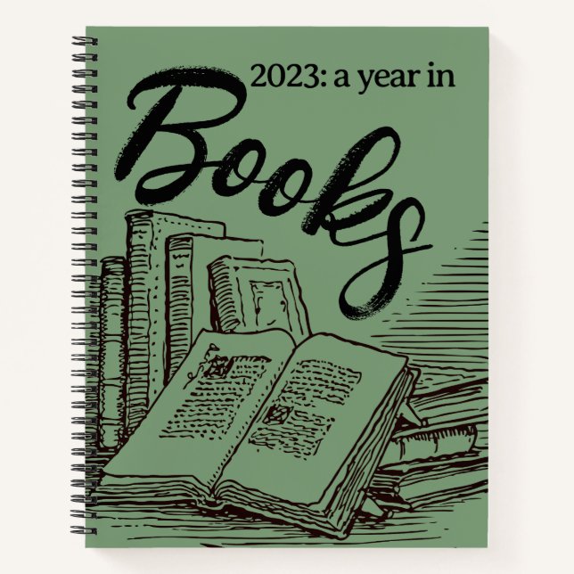 2023 Un an dans les livres Bullet Journal (Devant)