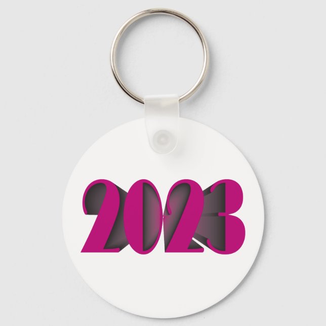 2023 VIVA MAGENTA KEYCHAIN (Front)