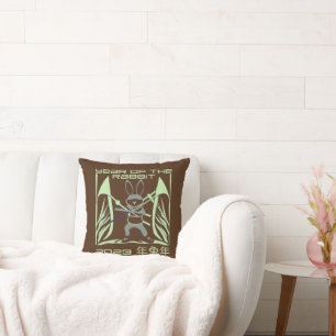 2023 YEAR OF THE RABBIT chinese new year gift idea Throw Pillow