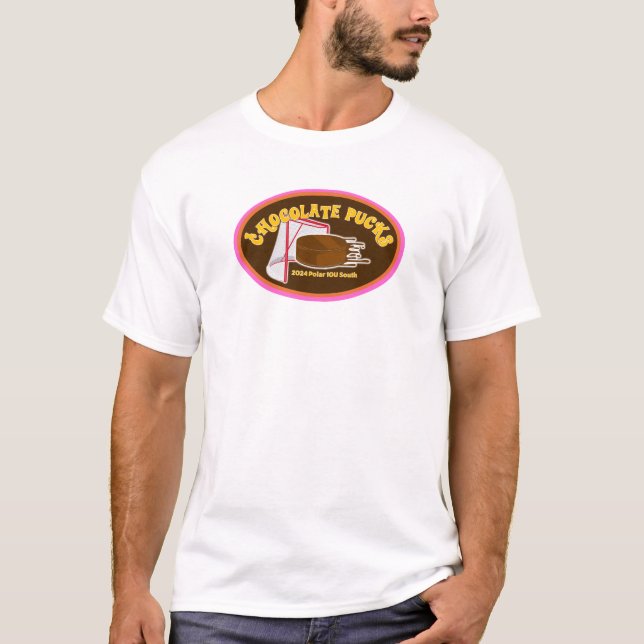 2024 10U South Chocolate Pucks - Adult - Round T-Shirt (Front)