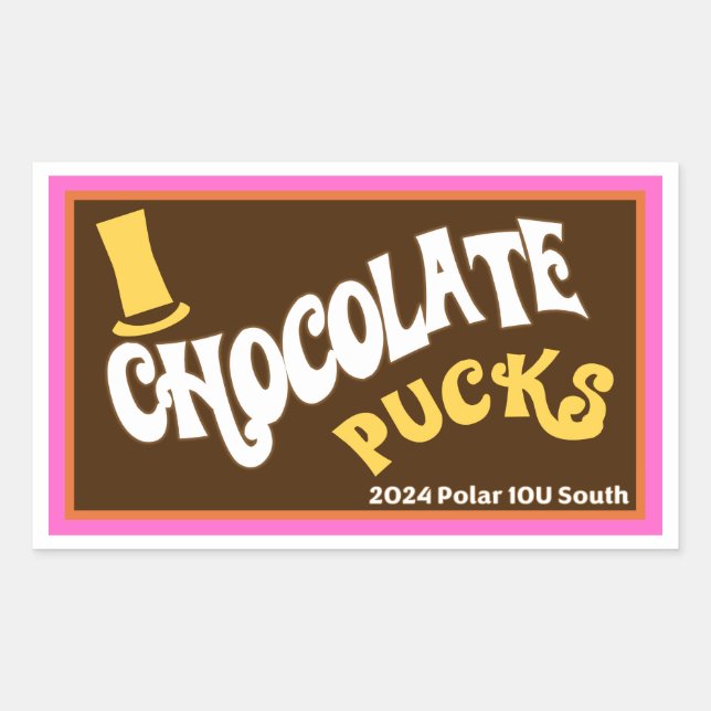 2024 10U South Chocolate Pucks - Bar Sticker (Front)