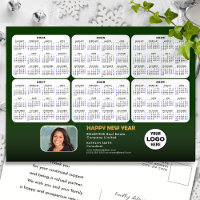 2024 - 2029 6 Year Calendar Modern Green Business