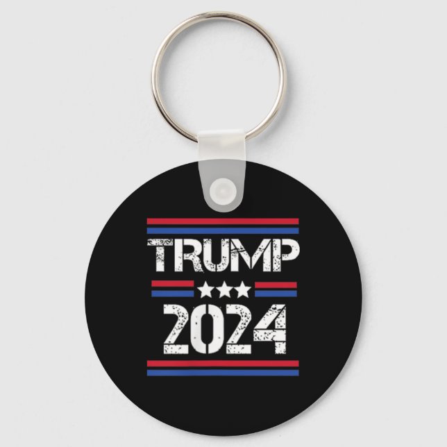 2024 2 Side I'm Voting Convicted Felon  Keychain (Front)