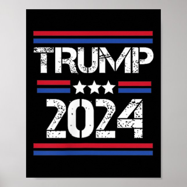 2024 2 Side I'm Voting Convicted Felon  Poster (Front)