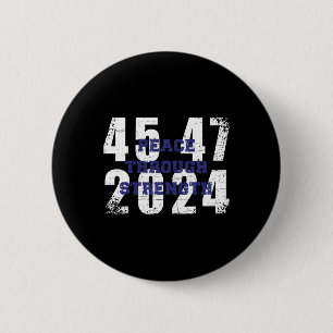 2024 45 47 America First Maga Cool Vintage Unique  2 Inch Round Button