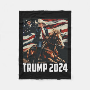 2024 4th Of July Patriotic America Independence Da Fleece Blanket