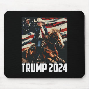 2024 4th Of July Patriotic America Independence Da Mouse Pad