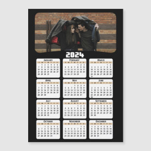 2024 - Add Your Photo - Calendar - Tan