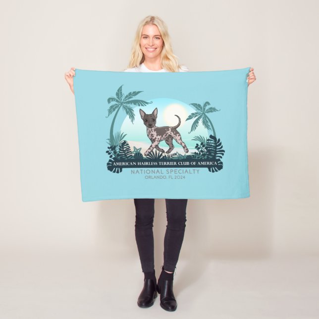 2024 AHTA Nat'l Specialty - Fleece Blanket w/ Logo (In Situ)