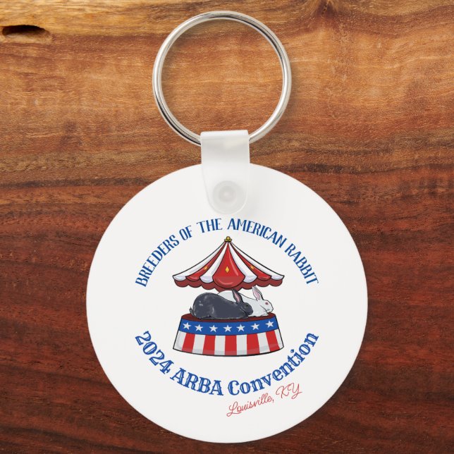 2024 ARBA Convention BARNSC keychain (Front)