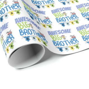 2024 Awesome Big Brother Wrapping Paper