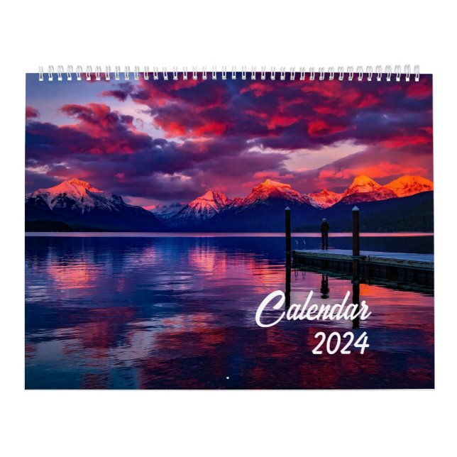 2024 Beautiful Landscape Photography travel Calendar (Cover)