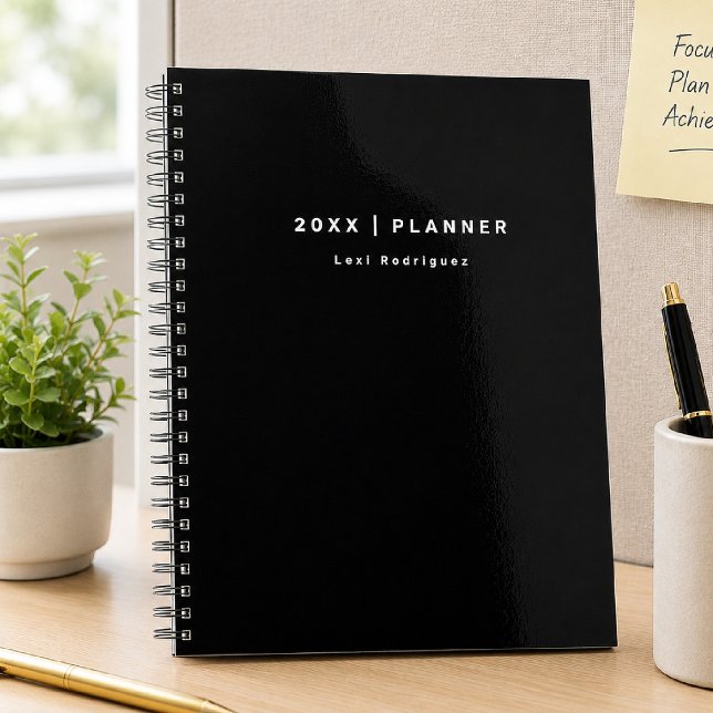 2024 Black and White Monthly/Weekly Planner (Creator Uploaded)