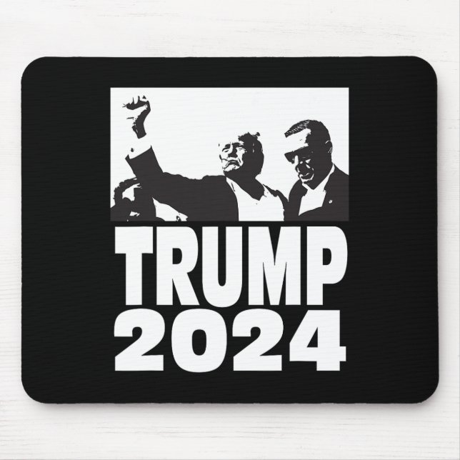 2024 Bulletproof Teflon Don Rally Shooting Fist Pu Mouse Pad (Front)