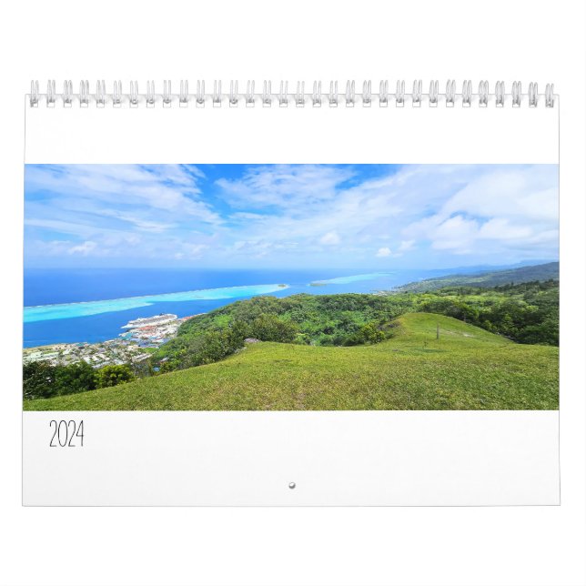 2024 Calendar - Louisiana, Spain, South Pacific (Cover)