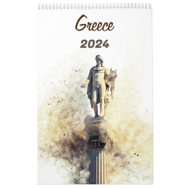 2024 Calendar with photos of Greece (Cover)
