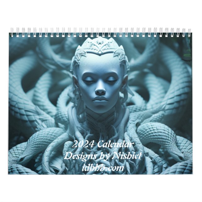 2024 Calendrier Designs par Nishiet (Protection)