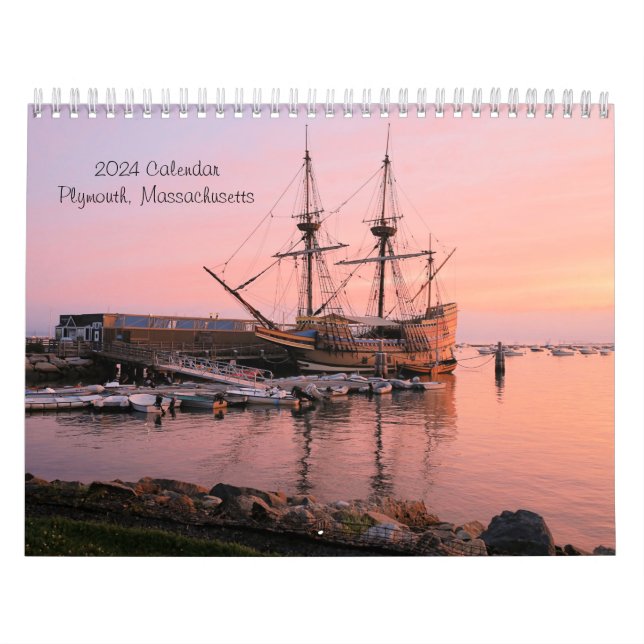 2024 Calendrier Massachusetts Plymouth (Protection)