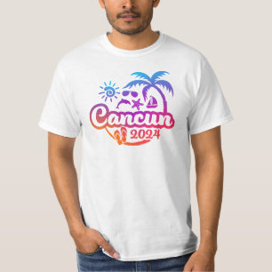 2024 Cancun T-shirt Vacances ou Voyage Design