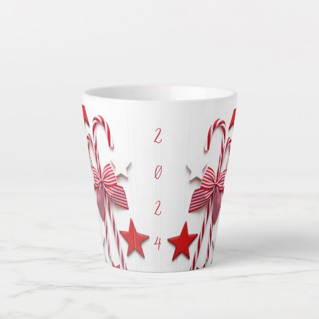 2024 Candy Cane Latte Mug (Front)