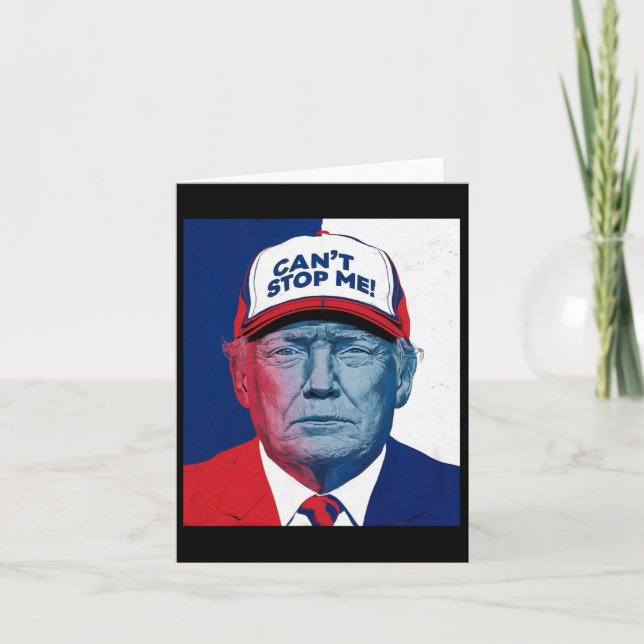 2024 Can't Stop Me Republican 2024 Maga  Card (Front)