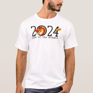 2024 Chinese New Year Cartoon Dragon T-Shirt