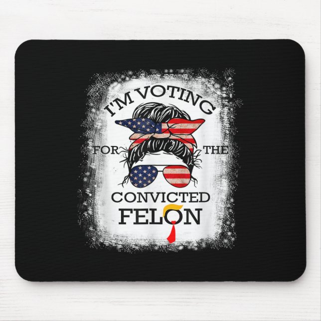 2024 Convicted Felon15  Mouse Pad (Front)