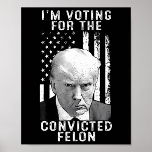 2024 Convicted Felon27 Poster