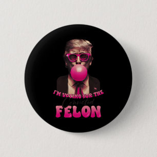 2024 Convicted Felon8 2 Inch Round Button