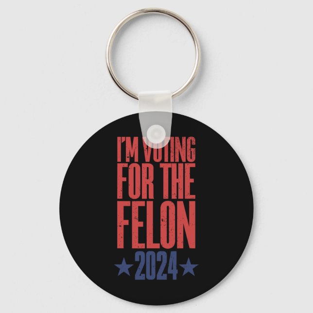 2024 Convicted Felon9  Keychain (Front)