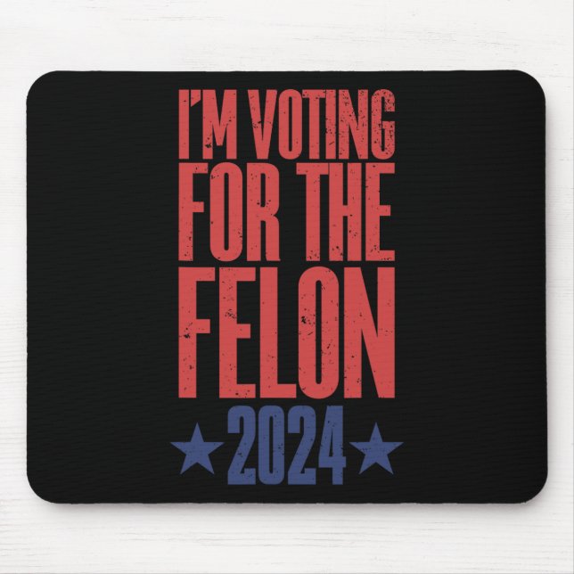 2024 Convicted Felon9  Mouse Pad (Front)