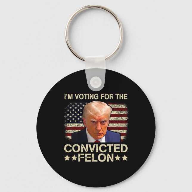 2024 Convicted Felon  Keychain (Front)