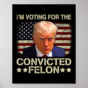 2024 Convicted Felon  Poster