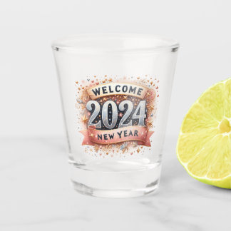 2024 Countdown Shot Glass